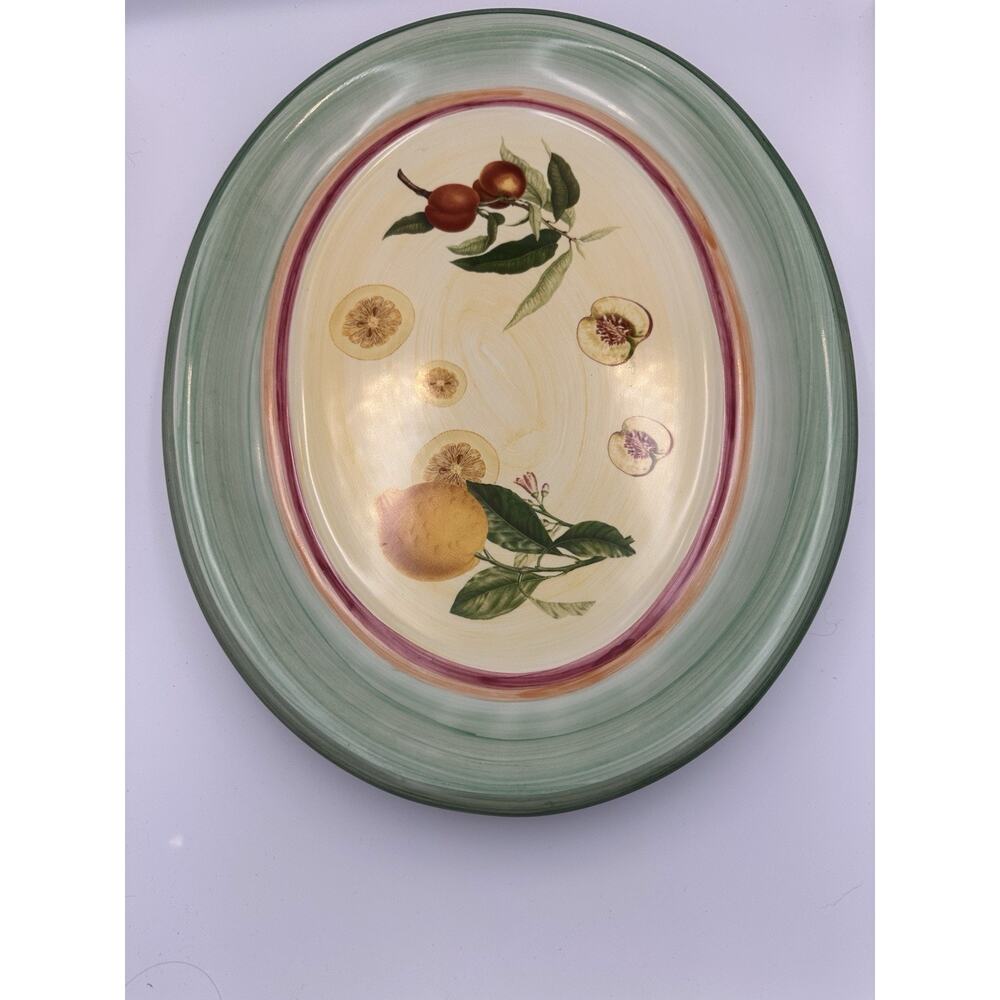 Villeroy & Boch Large Oval Serving Platter FRENCH COUNTRY 19 X 14.5‎ Inches READ